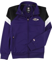 G-III Sports Womens Baltimore Ravens Track Jacket Sweatshirt in Purple