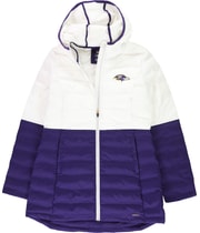 G-III Sports Womens Baltimore Ravens Puffer Jacket in White