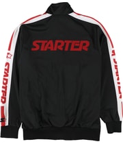 STARTER Mens Logo Track Jacket in Black, view 2