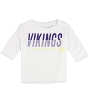Touch Womens Minnesota Vikings Graphic T-Shirt in White