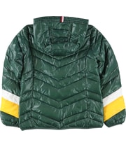 Tommy Hilfiger Womens Green Bay Packers Puffer Jacket, view 2