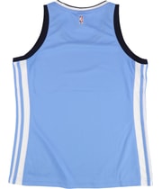 Adidas Womens Blank NBA Jersey in Blue, view 2