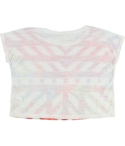 Forever 21 Womens Aztec Print Graphic T-Shirt, view 2