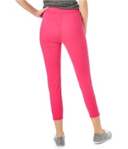 Aeropostale Womens High-Rise Cropped Jeggings in Pink, image 3 of 3