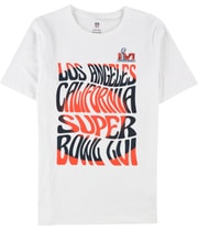 NFL Boys Los Angeles Super Bowl LVI Graphic T-Shirt in Cream