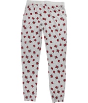 Cozy Zoe Womens Roses Pajama Jogger Pants, view 5