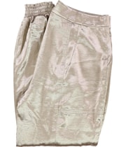 GUESS Womens Eco Soundwave Satin Straight Leg Jogger Cargo Casual Pants in Gold, view 2