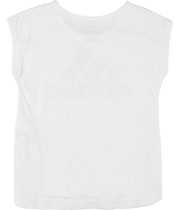 Adidas Girls Printed Graphic T-Shirt in White, image 2 of 2