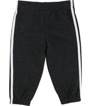 Adidas Boys Big Logo Tapered Relaxed Sweatpants Athletic Pants in Gray, image 2 of 2