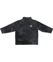 Adidas Boys Camo Print Track Jacket in Black