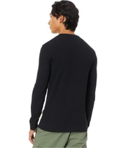Quiksilver Mens Flanders Waffle Crew Thermal Sweater, view 4