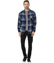 Quiksilver Mens Plaid Flannel Button Up Shirt, image 4 of 4