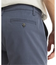 Nautica Mens Classic Chino Shorts in Light Blue, image 4 of 4