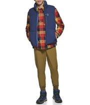 BASS OUTDOOR Mens Front Full Zip Vest Jacket in Medium Blue, image 4 of 5