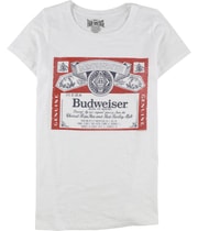 True Vintage Womens Budweiser Logo Graphic T-Shirt in White