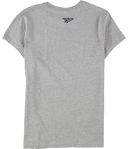 Reebok Womens Atlantic City Linear Logo Graphic T-Shirt in Gray, image 2 of 2