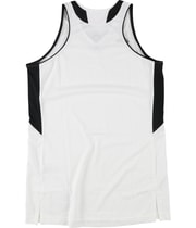 Adidas Mens Two-Tone Jersey in White-Whtblck, view 2
