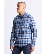 Buffalo David Bitton Mens Saroz Cotton Plaid Button Up Shirt, view 4