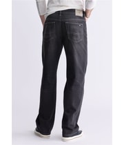 Buffalo David Bitton Mens Matt Straight Leg Loose Jeans in Black, image 4 of 8