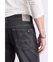 Buffalo David Bitton Mens Matt Straight Leg Loose Jeans in Black, image 5 of 8