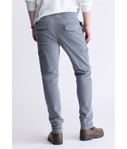 Buffalo David Bitton Mens Jim Tapered Slim Cargo Casual Pants in Dark Gray, image 5 of 5