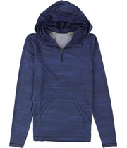 SOLFIRE Mens Kick It Hoodie Sweatshirt in Blue