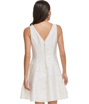 DKNY Womens Jacquard Mini Dress, view 4