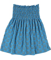 dELiA*s Womens Peace Sign Print Halter Top Shirt in Blue