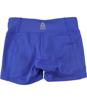 Reebok Womens CrossFit Lux Athletic Workout Shorts in Blue, image 2 of 2