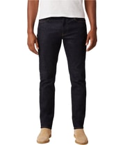 DSTLD Mens 6 Month Tapered Skinny Jeans in Dark Blue