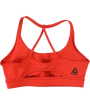 Reebok Womens Workout Ready Tri-Back Sports Bra, view 2