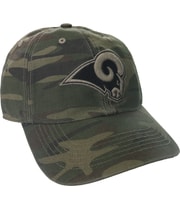 47 Brand Mens Rams Camo Baseball Cap in Green