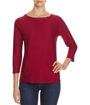 Finity Womens Knit Shell Blouse in Purple