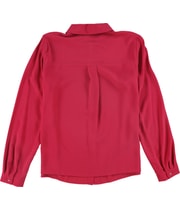 Eileen Fisher Womens Silk Button Up Shirt, view 2