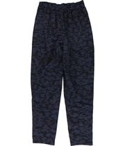 SOLFIRE Mens Nomad Straight Leg Relaxed Track Athletic Pants in Blue, view 2