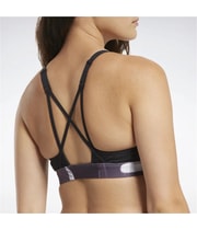 Reebok Womens Speedwick Hero Strappy Sports Bra, view 4