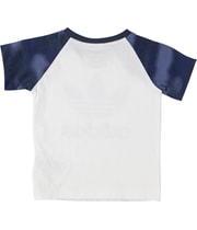 Adidas Boys Camo Print Graphic T-Shirt in White, image 2 of 2