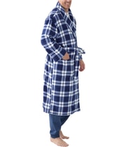 Nautica Mens Plaid Robe, view 4