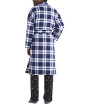 Nautica Mens Plaid Robe, view 5