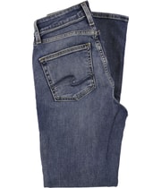 Silver Jeans Womens Solid Regular Straight Leg Jeans, view 3