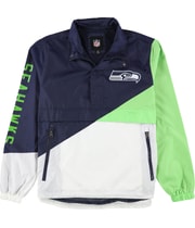 NFL Mens Seattle Seahawks Anorak Jacket in Blue
