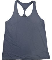Lifestyle and Movement Womens Toni Twist Racerback Tank Top in Blue