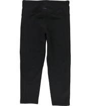 Lifestyle and Movement Womens Nora Tapered Compression Leggings Athletic Pants in Black, image 2 of 2