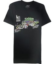 Skechers Mens Los Angeles Marathon 2019 Graphic T-Shirt in Black