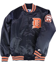 STARTER Mens Michigan Varsity Jacket, view 2