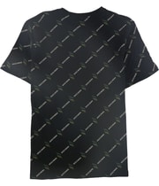 Skechers Mens Logo Print Graphic T-Shirt in Black, view 2