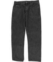 GUESS Mens Vintage G16 Straight Leg Slim Jeans in Black and Gray