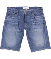 GUESS Mens Sonny Slim-Fit Stretch 12” Casual Denim Shorts in Turquoise