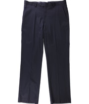 Alfani Mens Classic-Fit Straight Leg Casual Pants in Navy