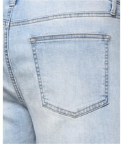 LAZER Mens Drew Slim-Fit Stretch 9” Casual Denim Shorts, view 4